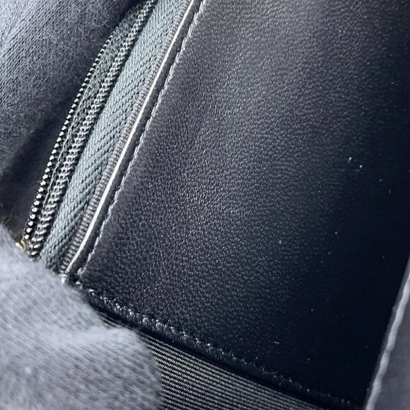 CHANEL Chain wallet with Bag Charm Lambskin/Faux Pearl /Rhinestone Black - Picture 10 of 16